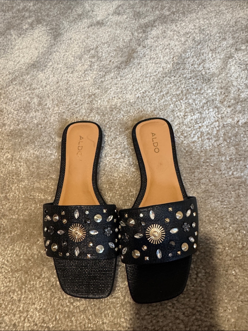 Studded Sandals (Size 6)